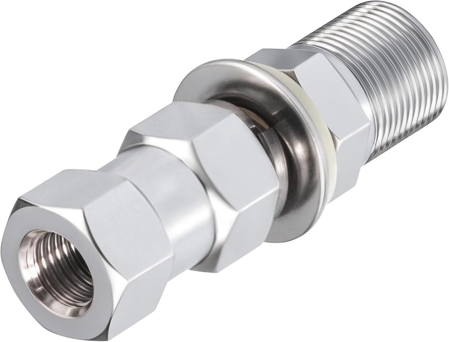 CB Antenna Mount Adapter Universal UHF SO239 Female Stub Mount Heavy Duty Connector Standard 3/8 X 24 Threaded for CB Ham Radio Antenna 2pcs
