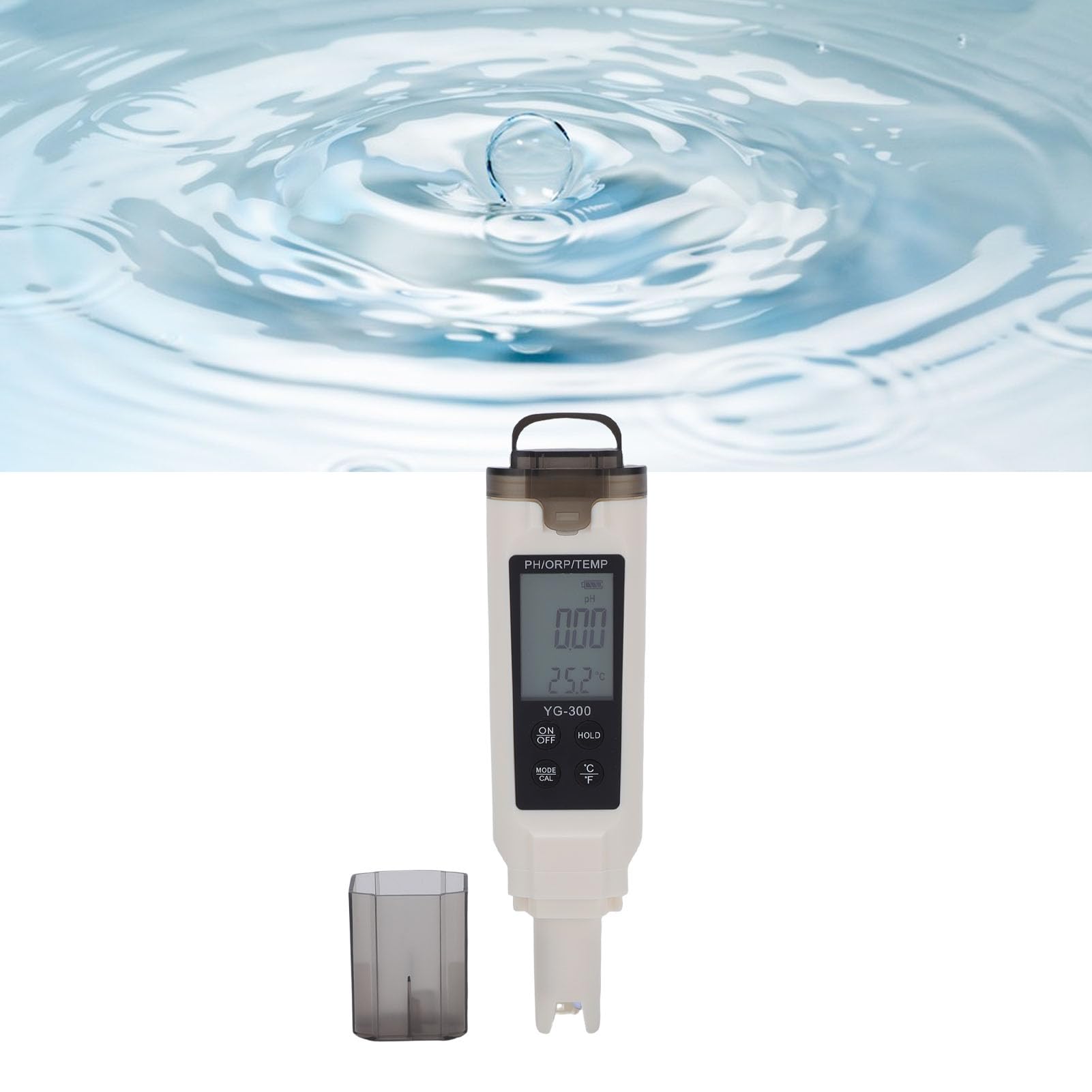 Medidor de temperatura PH ORP prueba profesional 3 en 1 probador de agua Digital portátil con pantalla LCD para piscinas granjas laboratorios de investigación