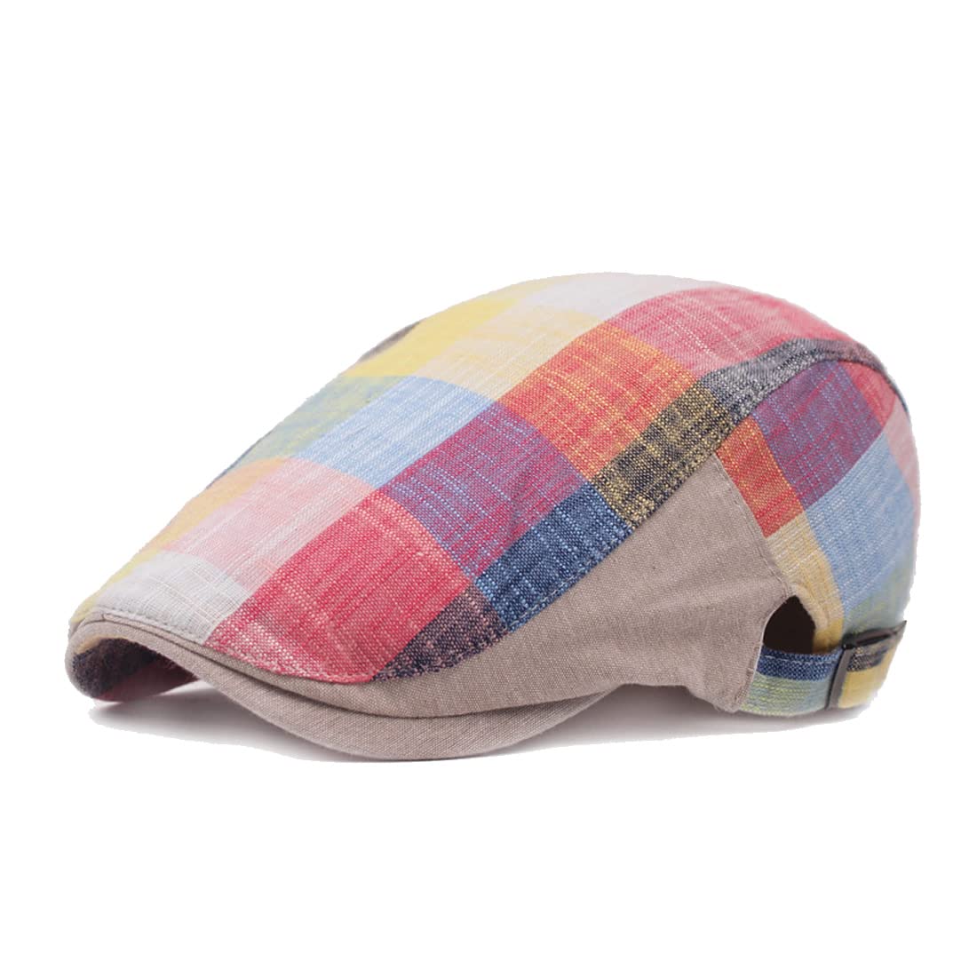 Quanhaigou Unisex Denim Newsboy Hats Flat Ivy Gatsby Cabbie Driving Berets Hat Cotton Dad Cap for Men Women