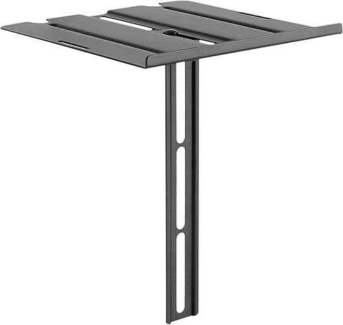 Mount-It! Estante de TV para TV montado en la pared Estante flotante capacidad de 6.6 libras Instalación dual - pared o TV Soporte de estante