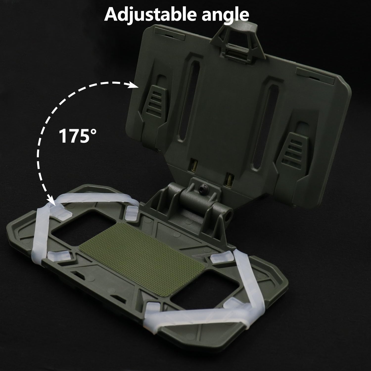 LThyzszb Tactical Plate Carrier Phone Mount Airsoft Vest Phone Holder Universal Phone Chest Mount for Screen Size 4.7