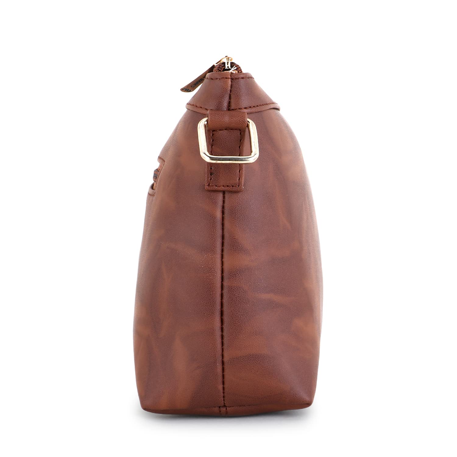 WOMEN MARKS NSB-04-LEAF-SLING BAG (DARK BROWN) 2