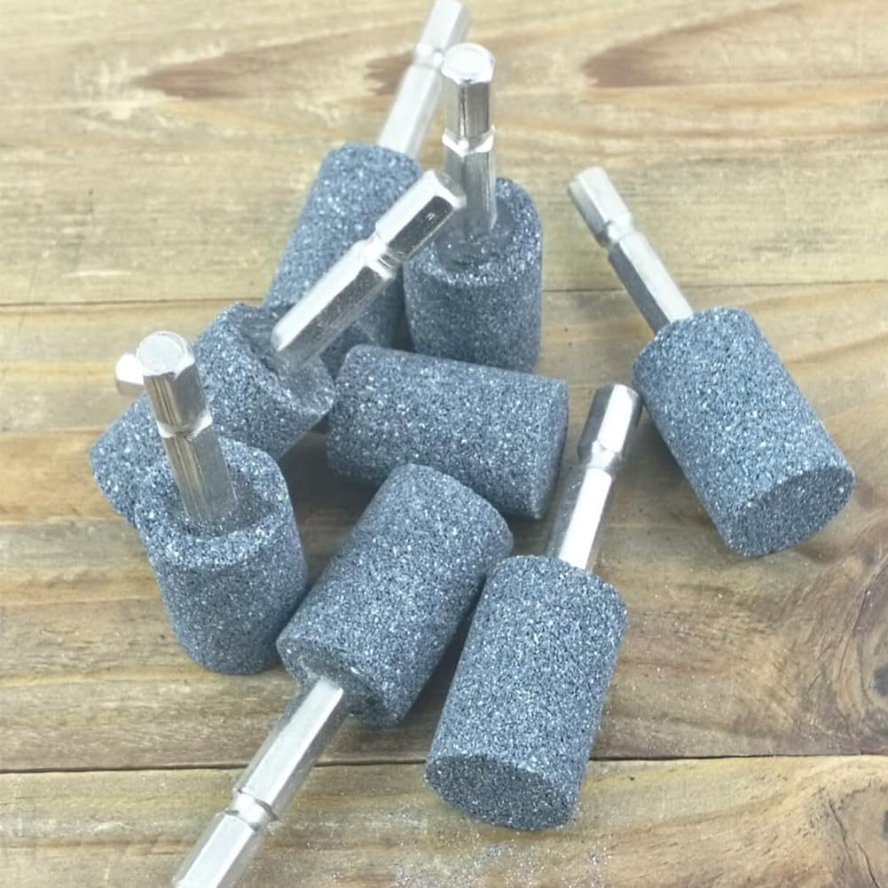 per affilare cilindri 8 pezzi – Attacco esagonale 1/4, punta per montata su rotante per utensili di perforazione (20 Mm)