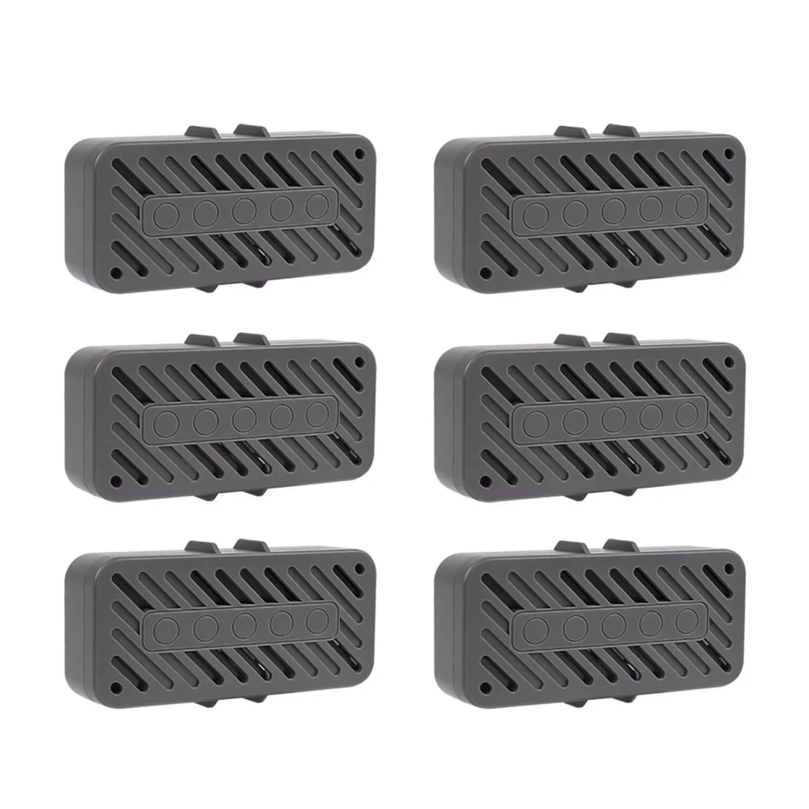 COHJWRDDG Compatible For Dreame，Robot Vacuum Cleaner Parts Sewage Tank Deodorization Particles Silver Module(6pcs black)