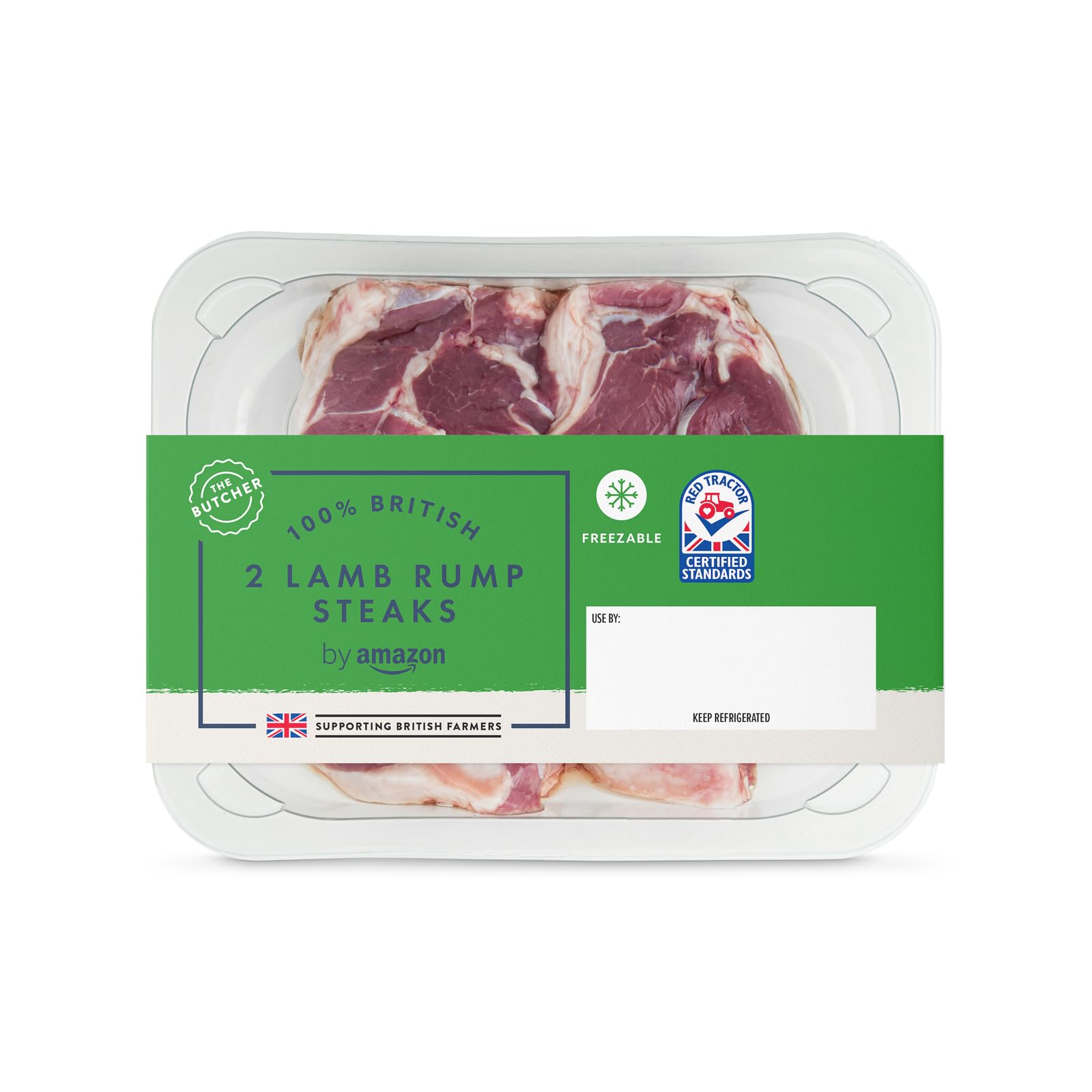 by Amazon Lamb Rump Steaks, 300g