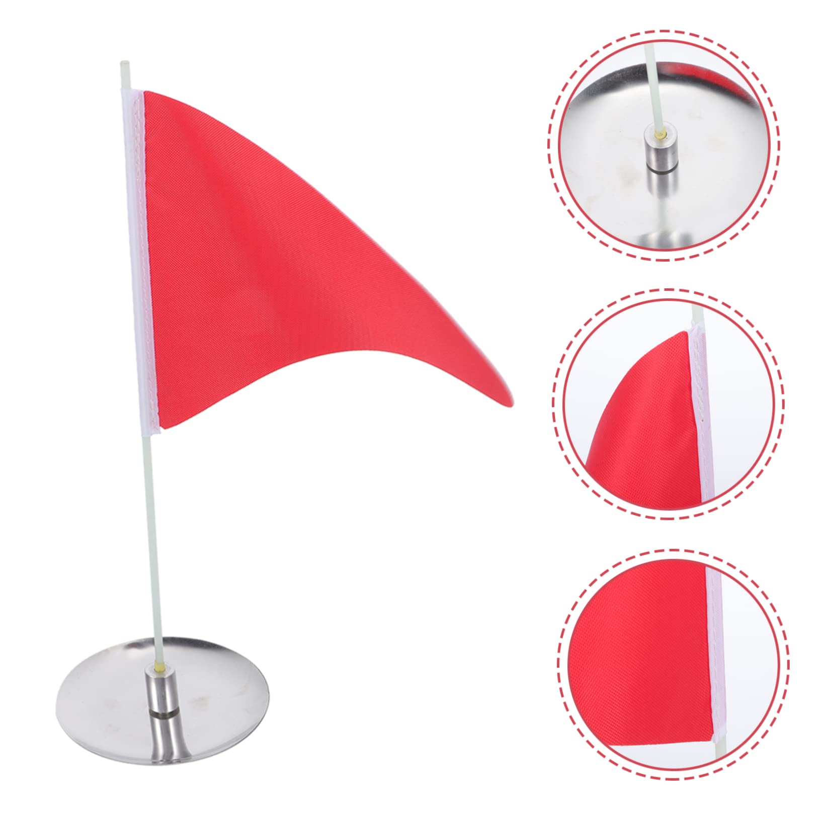 BIUDECO 1 Set Portable Golf Flag Golf Hole Cup Tray for Backyard Training