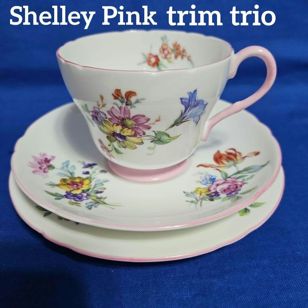 Amazon.co.jp: Shelley フラワーブーケ チューリップ ピンクトリム 