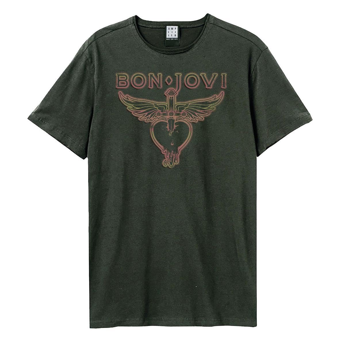 Amplified Koszulka unisex dla dorosłych Hold On Bon Jovi
