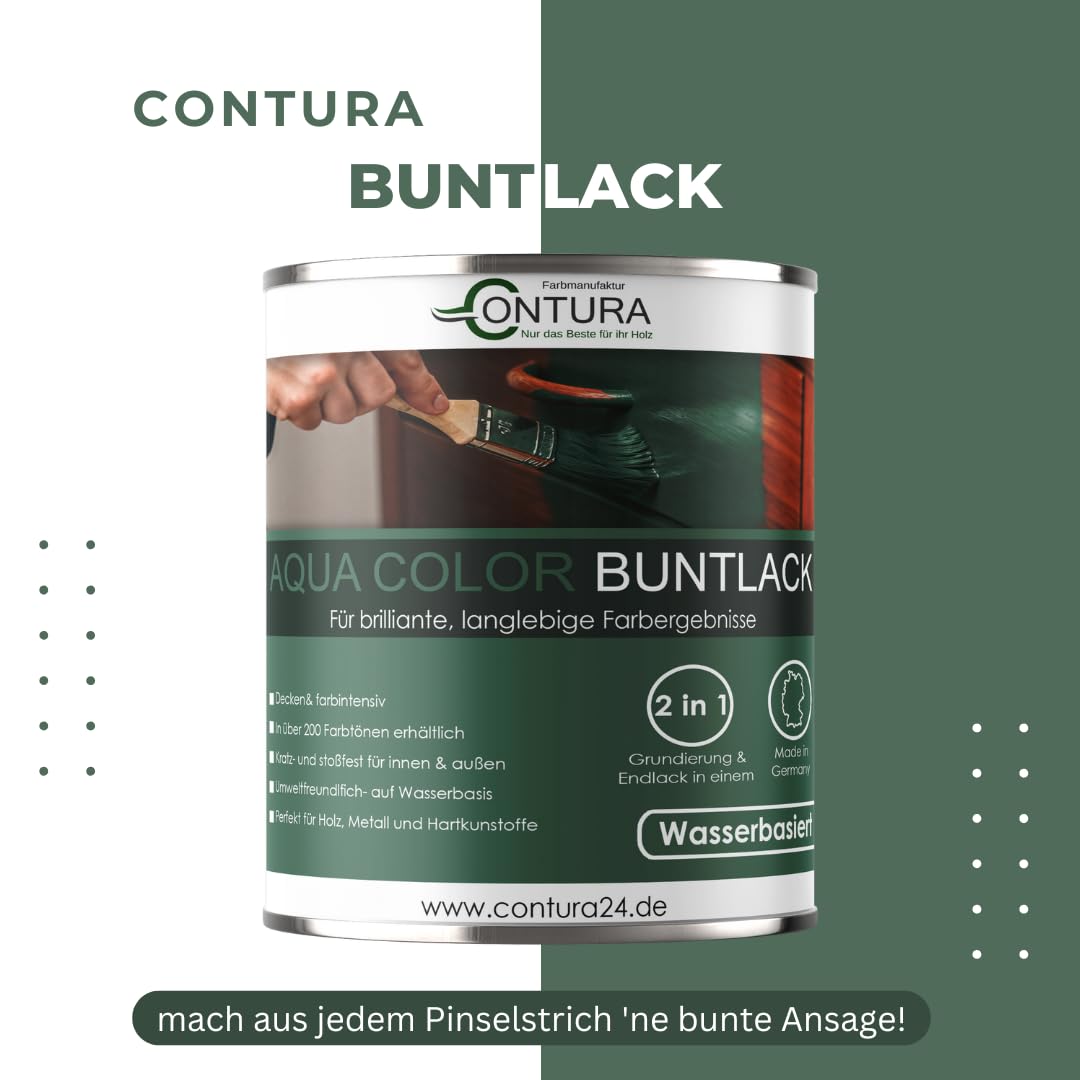 Buntlack MATT Für Holz Und Metall Schwarz RAL 9005 Schwarz