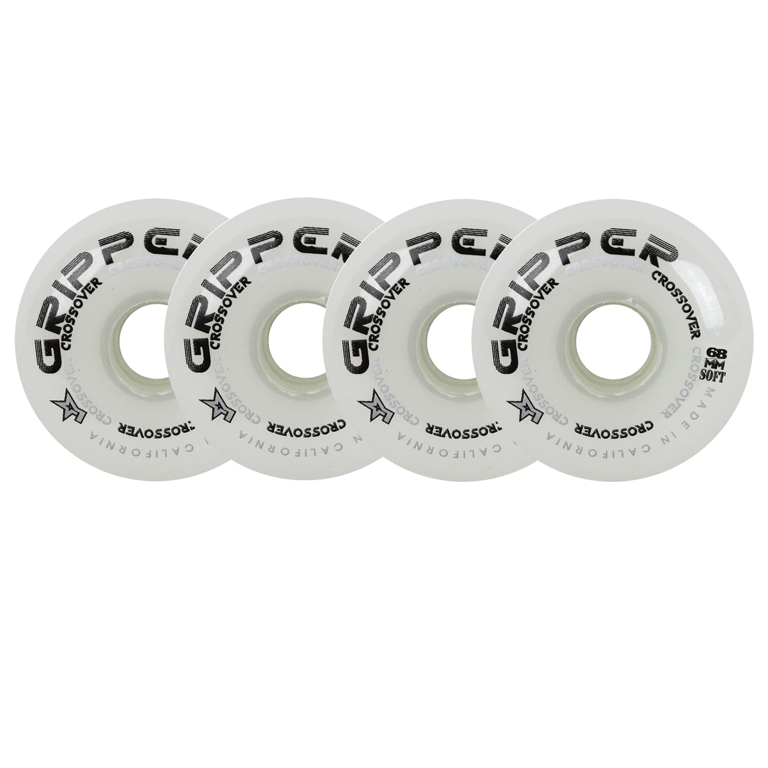 Labeda Rollhockey-Räder, Crossover-Set, 4 Stück, Farbe / Größe wählbar