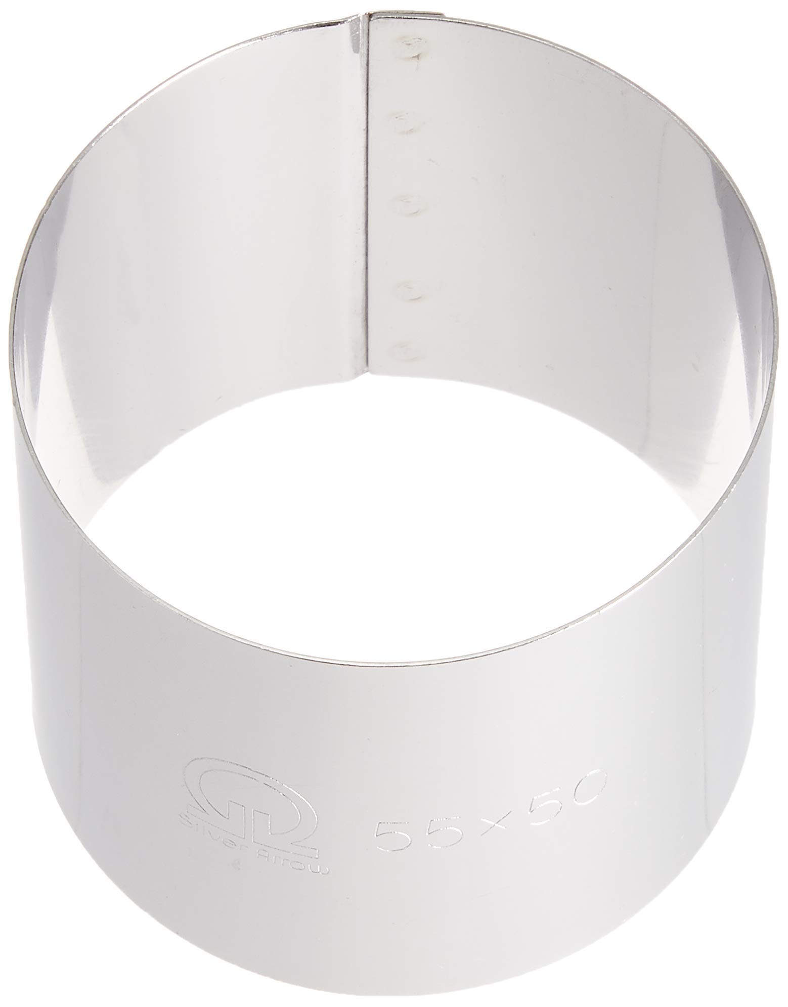 ???? Endo Shoji WSL08010 Circular Ring, For Commercial Use, Diameter 2.2 x Height 2.0 inches (55 x 50 mm), 18-0 Stainless Steel, Made in Japan