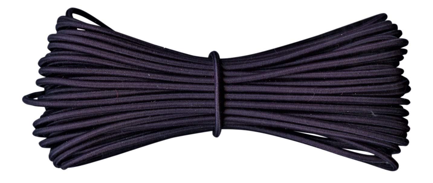 Round Elastic Cord - 3 mm diameter - Dark Navy - 30 metres — image 1