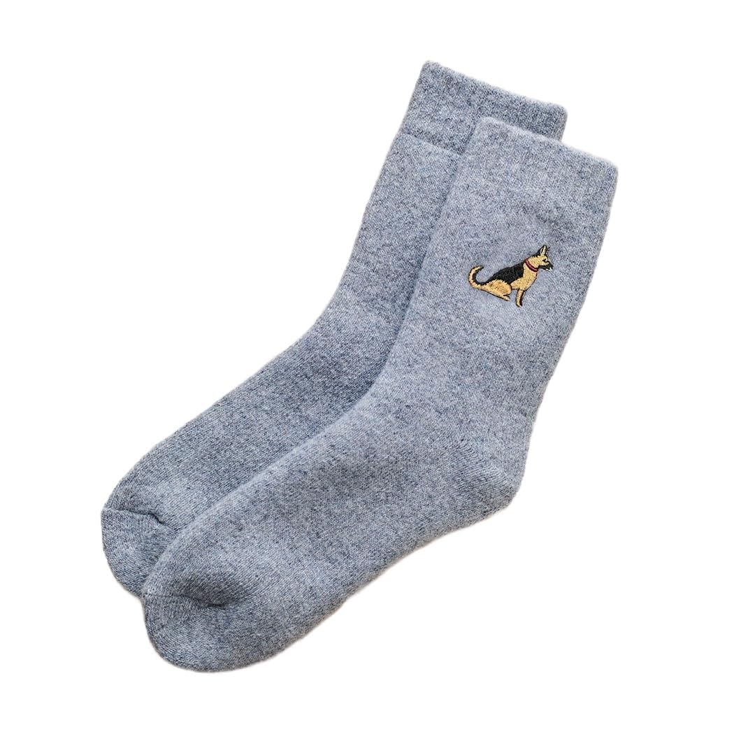 Sweet William Designs German Shepherd Dog Walking Socks