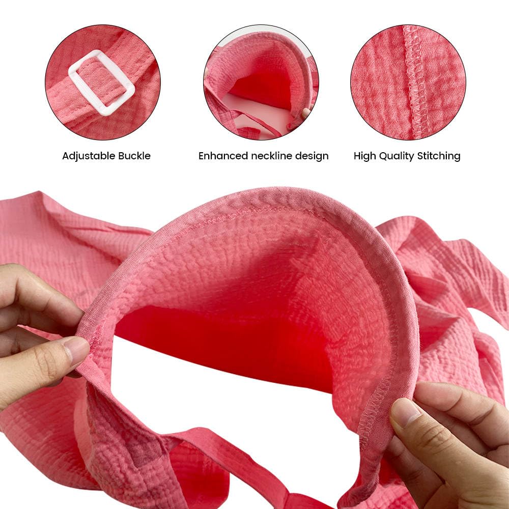 Alimos Breastfeeding Cover Up with Adjustable Strap - Boned Nursing Cover - Breathable & Lightweight - Stylish & Discreet incl Storage Bag (Pink) - Image 2