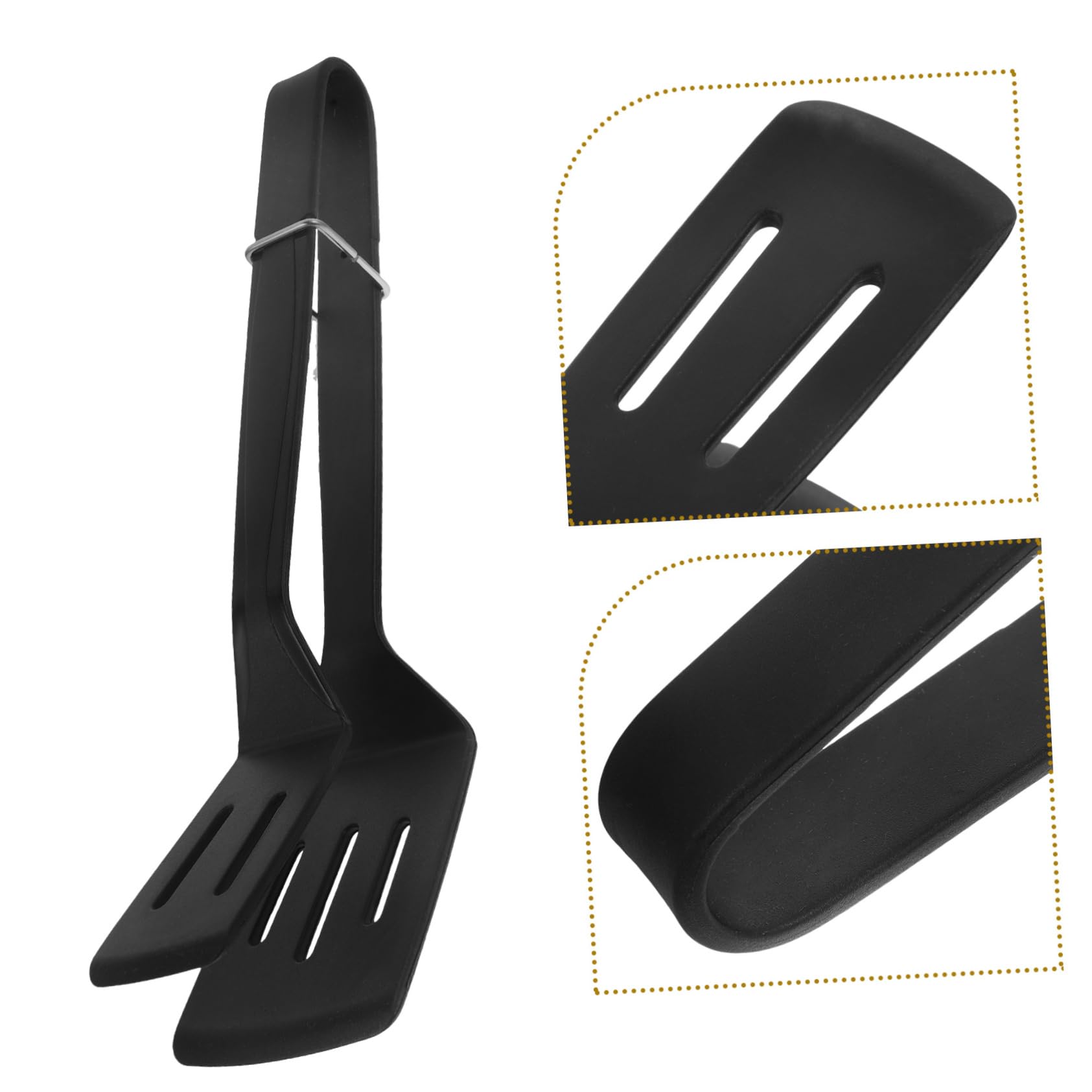 BESPORTBLE 4 Pièces pinces à steak en silicone ustensile de cuisine outil cuisine pince à pince à aliments pince à nourriture de cuisine clip alimentaire en silicone Gel de silice