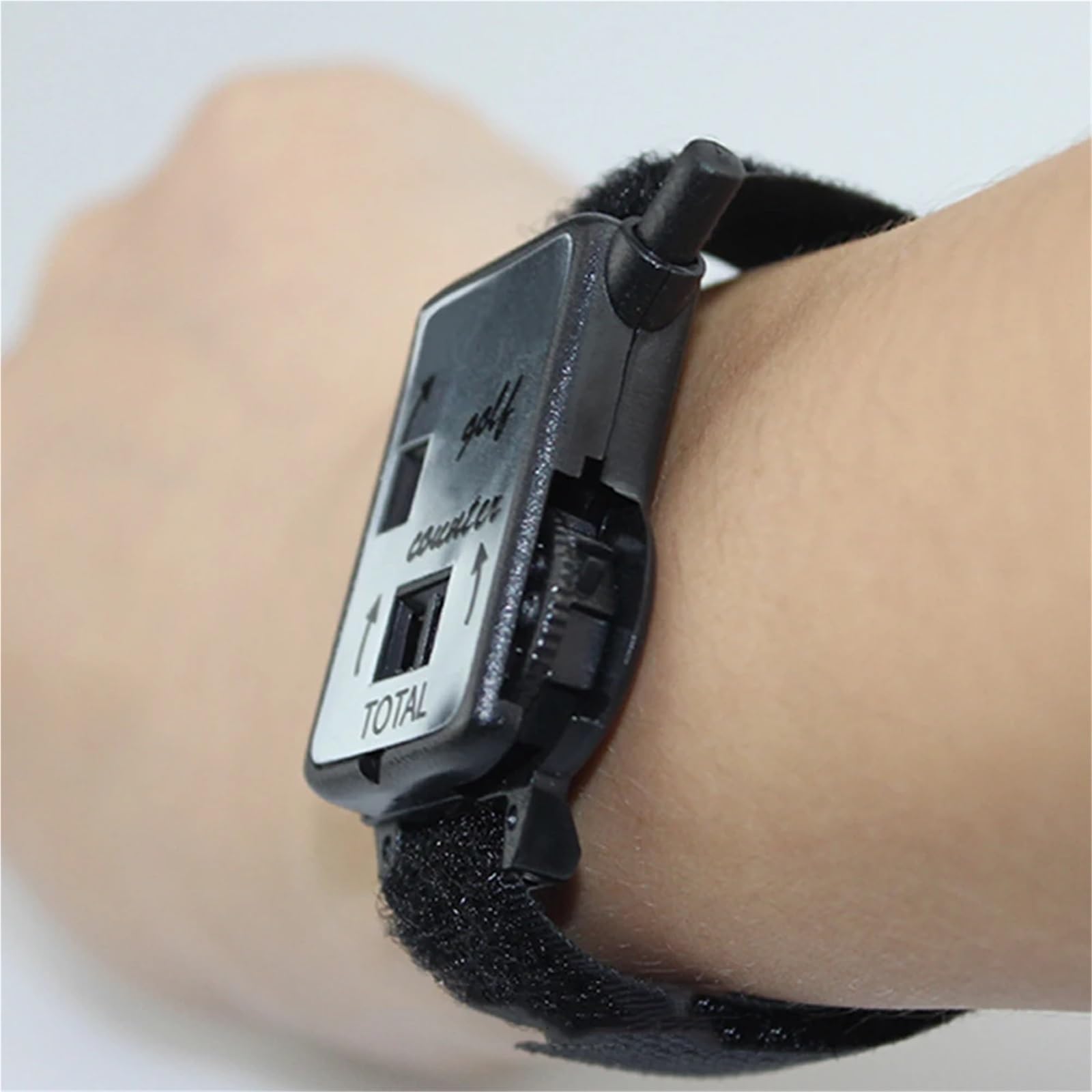Contador de golpes de golf, 2 unidades, contador de golpes de golf con pulsera, reloj manual de puntuación, mini anotadores portátiles para profesores deportivos