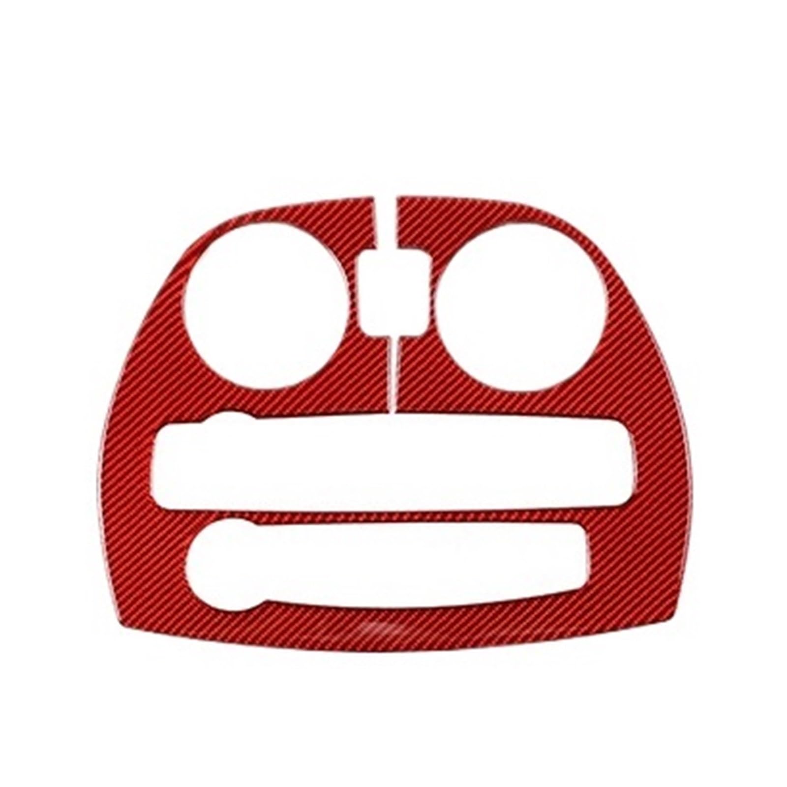 for Mitsubishi for Eclipse 2006-2011 Car Interior Central Control CD Gear Shift Panel Trim Cover Sticker Car Interior Mouldings(Style B-Red)
