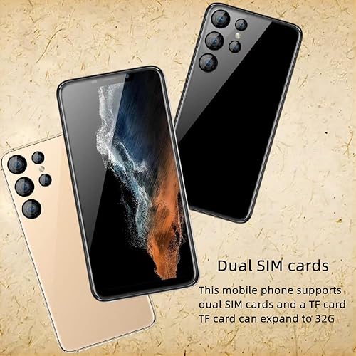 Miniatura 8 de Teléfono desbloqueado, s22u, teléfono inteligente Android, cámara frontal y trasera, 1 GB de RAM de 16 GB de ROM, solo admite banda de frecuencia de