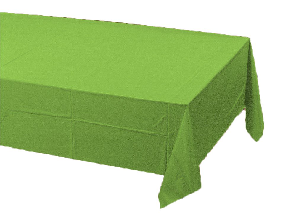 Nappe plastique citron vert imperméable et résistante 54x108 pouces Touche de Couleur