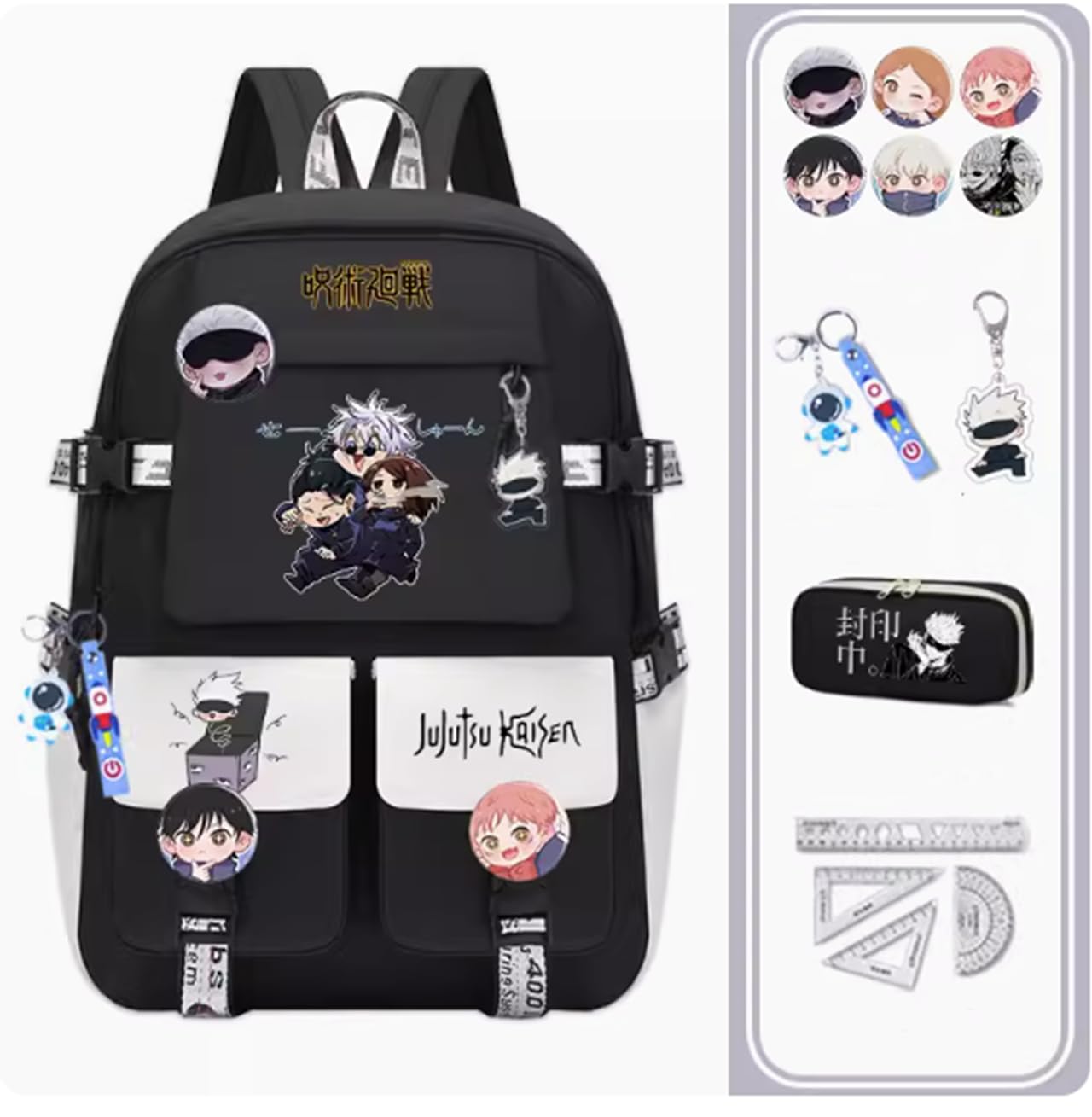Amazon.co.jp: TTY 呪術廻戦 リュック バックパック 五条悟 虎杖 悠仁