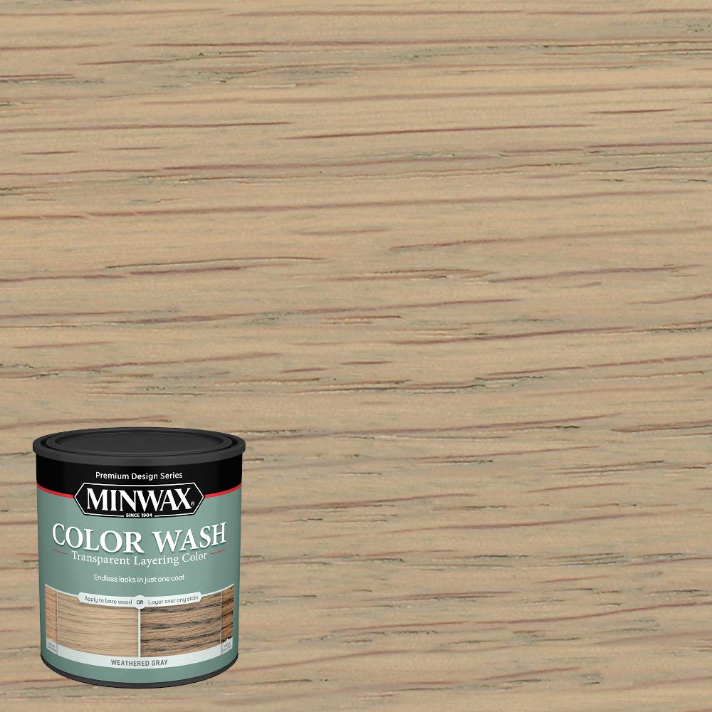 Minwax 402140000 Couleur de couche transparente lavée, gris vieilli