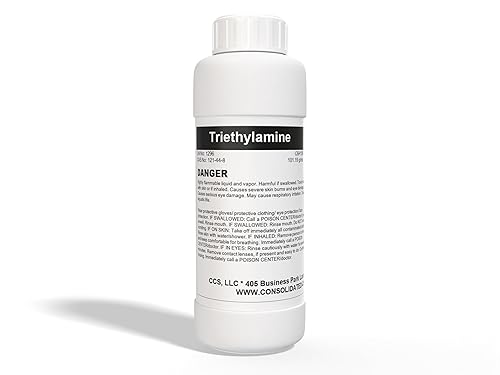 CCS CONSOLIDATED CHEMICAL & SOLVENTS Disolvente de trietilamina de alta pureza - 3.4 fl oz (3.3 fl oz)