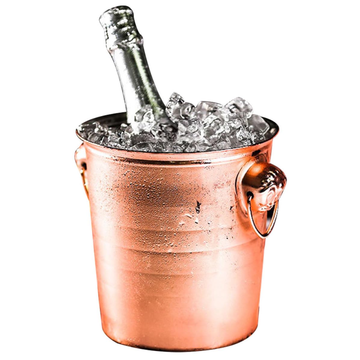 Uonlytech Cubo de Hielo de Acero Inoxidable de 7l para Vino y Cerveza