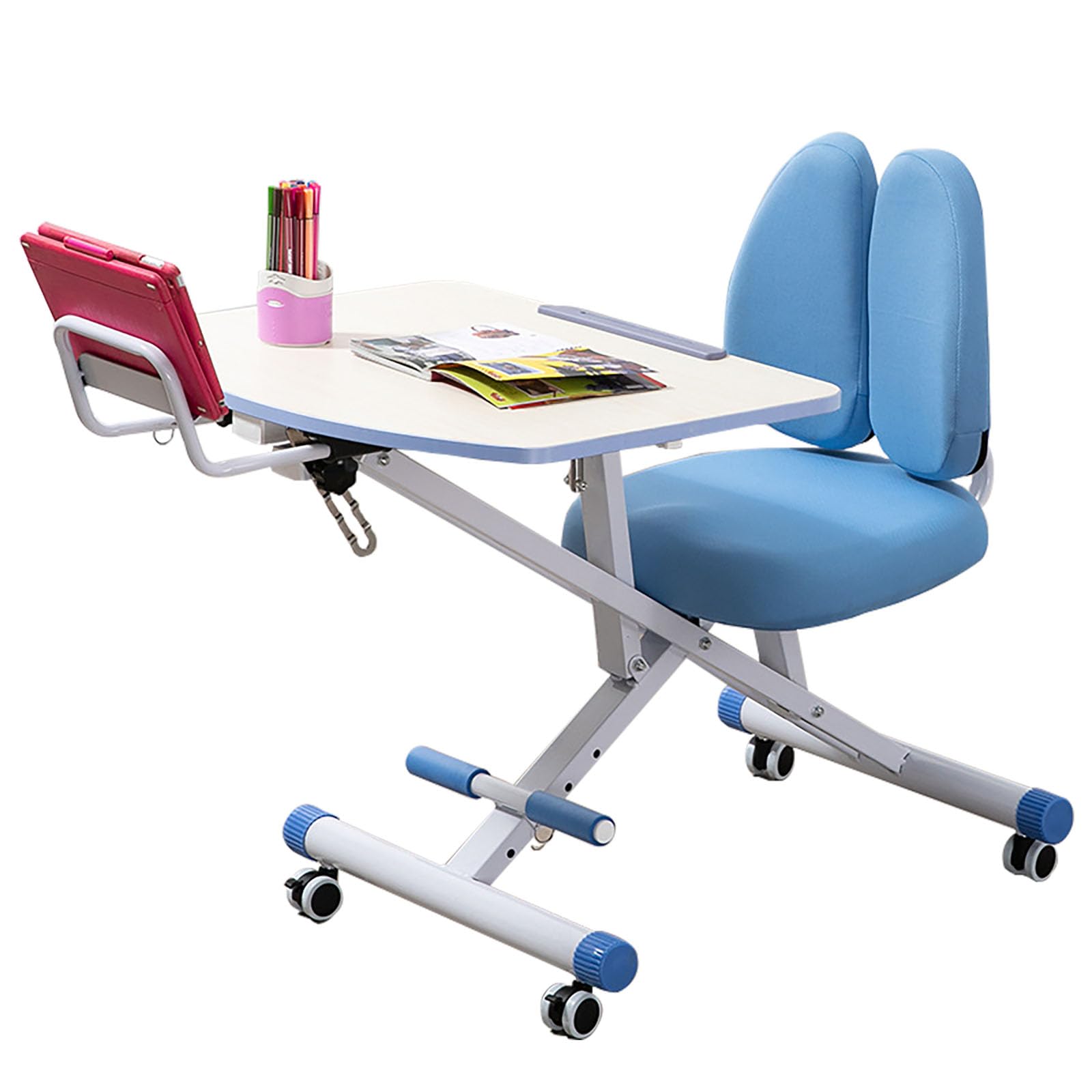 Amazon.co.jp: 子供用折りたたみ学習テーブル 勉強机 作業台 学習机