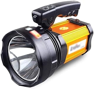 CAFFIA The Brightest Flashlight in The World High Power LED Rechargeable Spotlight Handheld Super Bright Waterproof LED Flashlight High Lumen Portable Searchlight