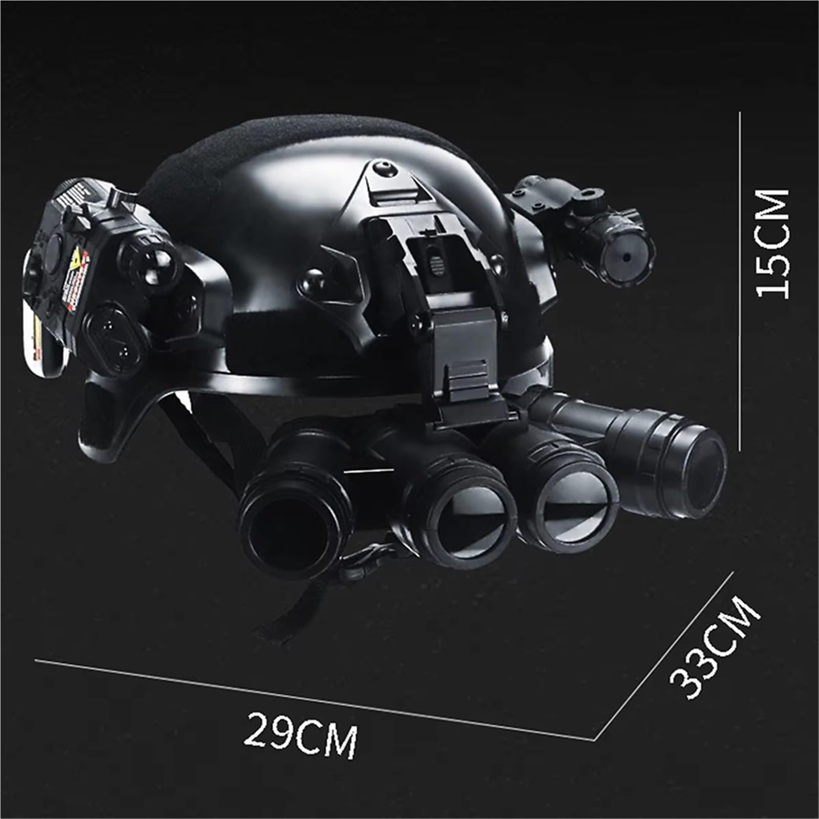 Taktisches Helm-Set für Kinder Mit NVG-Modell Und Gesichtsmaske, Spielzeug-Helm-Kit für Cosplay,Paintball Airsoft Outdoor Jungen Und Mädchen