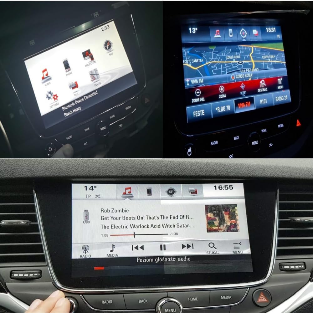 Radio Auto del Coche, Carplay Pantalla LCD IPS Pantalla táctil para Astra K2016-2018 Coche DVD GPS navegación Mapa Sistemas de Audio Manos Libres Llamada