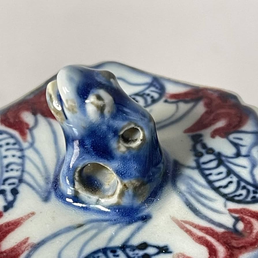 赤絵水注 万暦赤絵升鉢水指／五彩龍文四方水指（南京赤絵） 景徳鎮窯