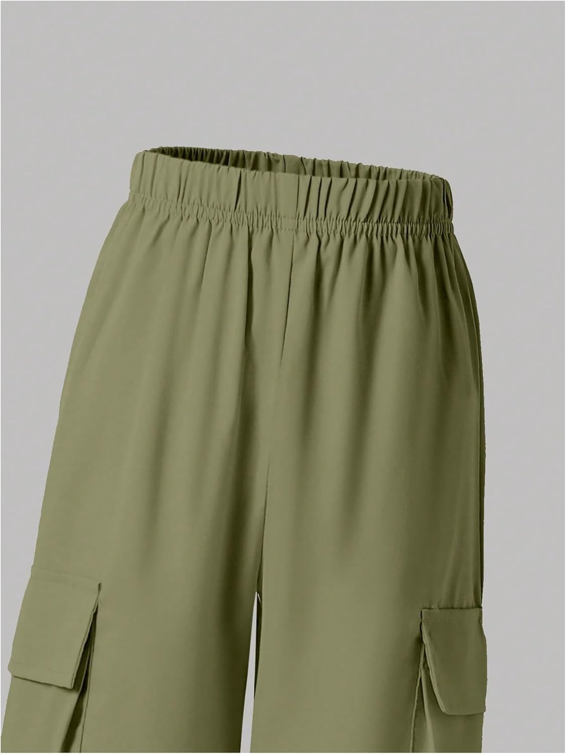 Verdusa Girls Clothes 2 Piece Matching Set Cute Clothes Bow Outfits Crop Tops and Cargo Pants with Pockets - Image 5