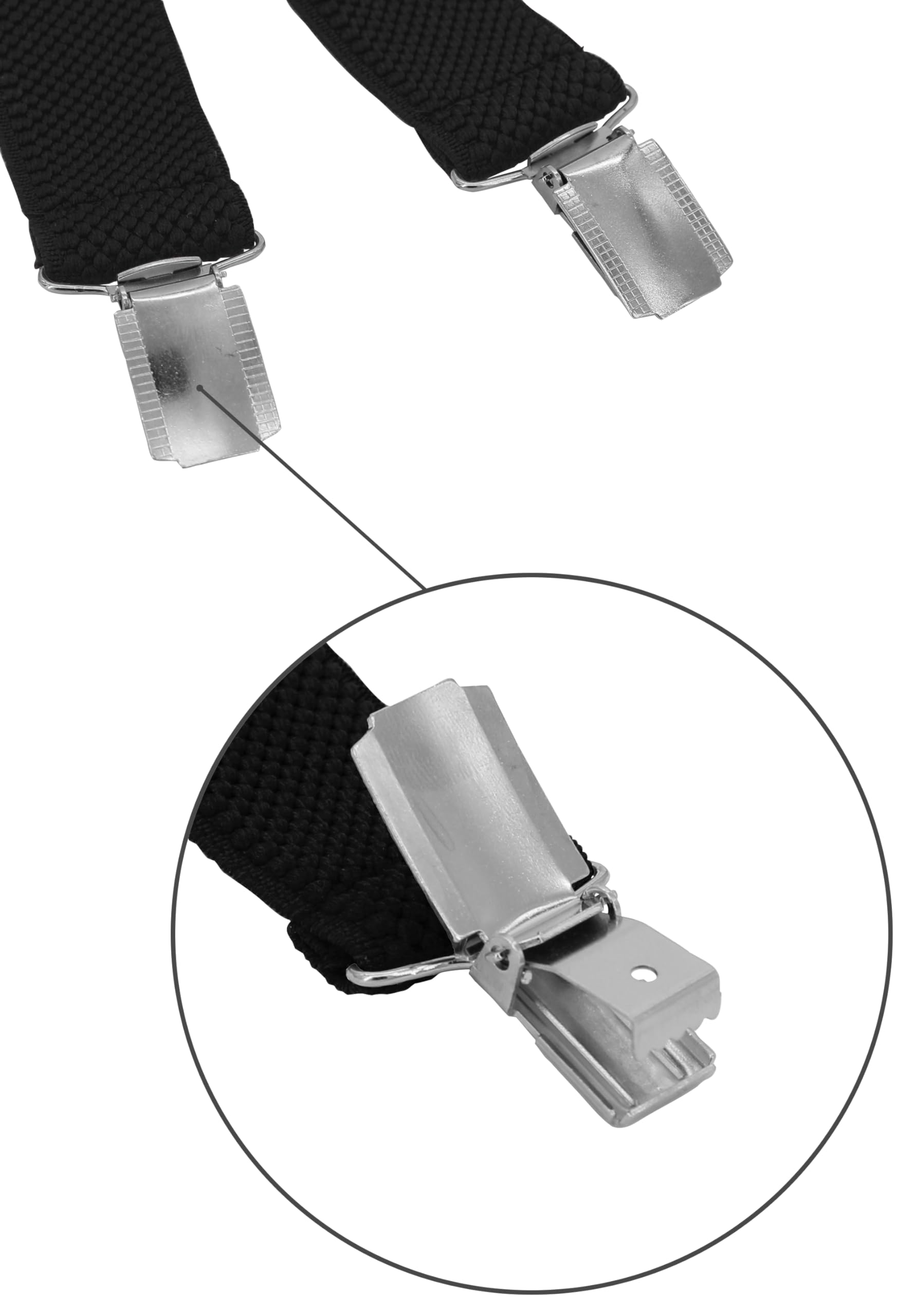 Fabio Farini Hosenträger für Kinder und Jugendliche - Y-Form 2,5 cm schmal – Made in Europe - elastisch & stufenlos verstellbar -