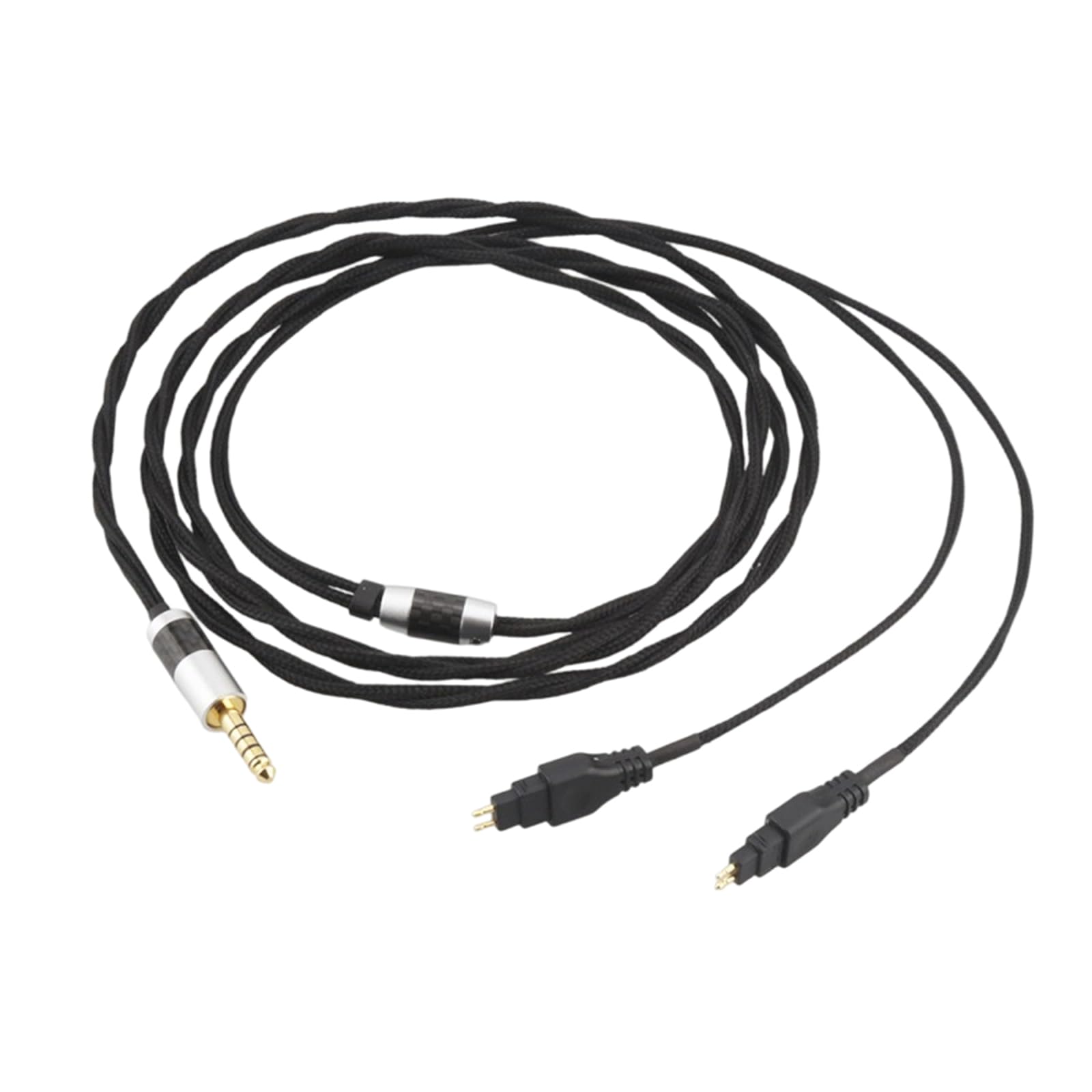 Przedłużacz słuchawek 4,4 mm, elastyczny przewód do słuchawek HD580 / HD600 / HD650 / HD660S / HD58X / HD6XX opcjonalna długość kabla do słuchawek