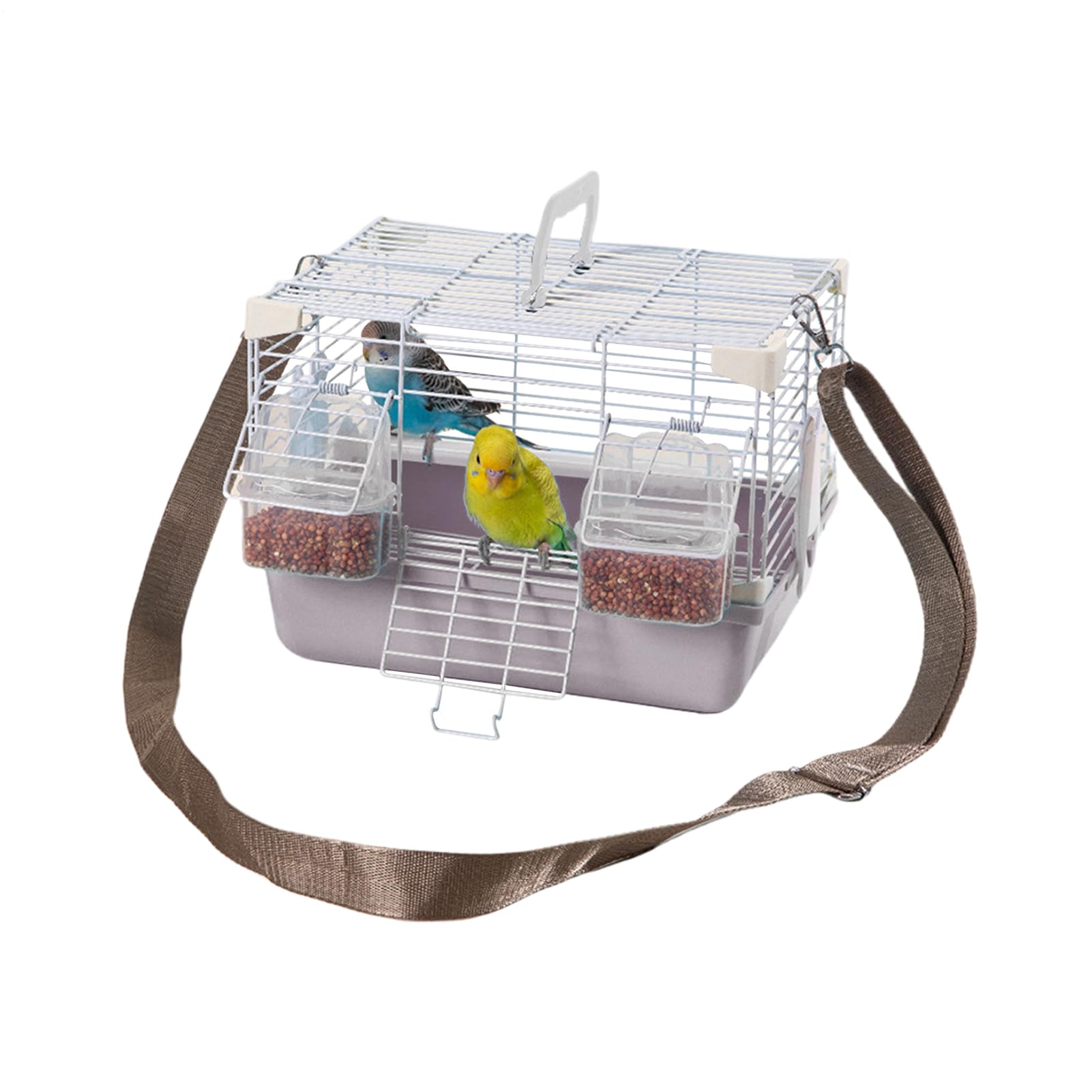 Cage de Transport pour Oiseaux, Cage de Transport Léger pour Petits Oiseaux, Matériel Renforcé pour Petits Animaux - Garde d'animaux, Transport en Exposition Et Visites Vétérinaires Aviaires