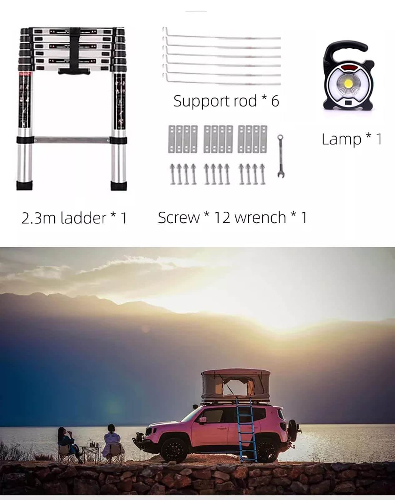 Amazon.co.jp: 屋外ハードシェルキャンプ日よけ、車のトップ