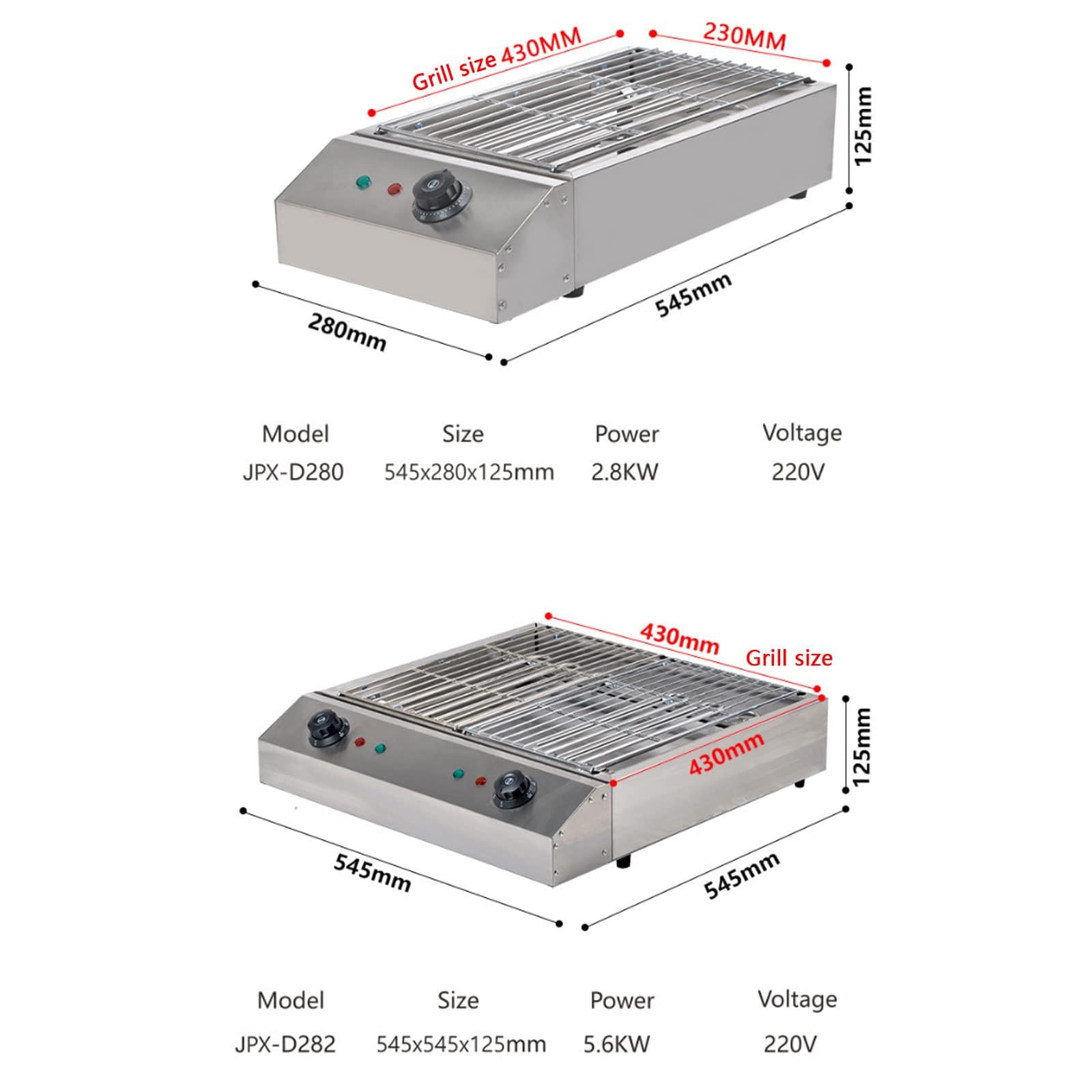 Elektryczny stół górny, bezdymny, elektryczny grill, grill do grilla, grill, do gotowania, z szarą temperaturą, pełna woda grill