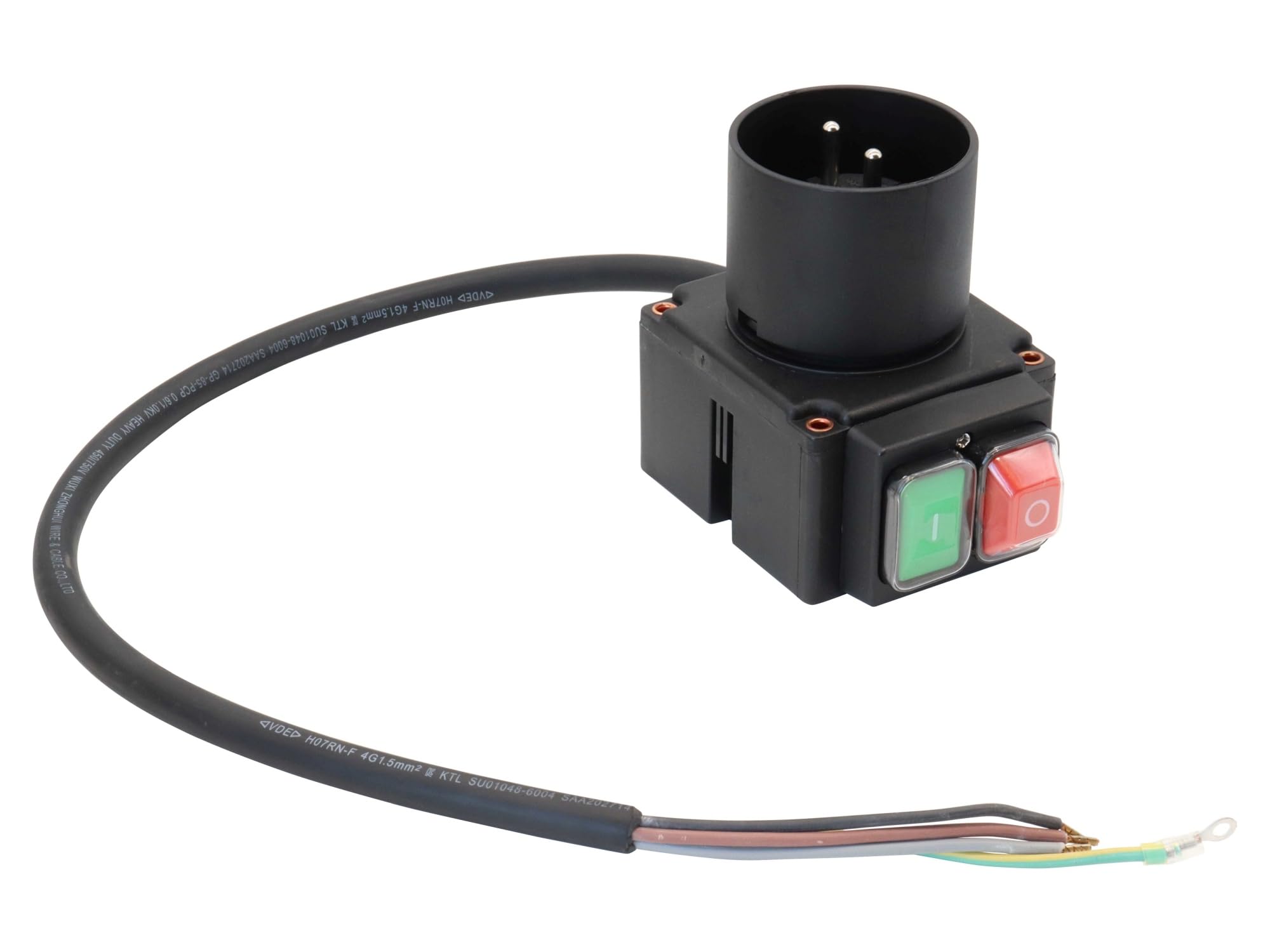 SECURA Interrupteur avec fiche 230V compatible avec Woodster LV 65 Fendeuse à bois