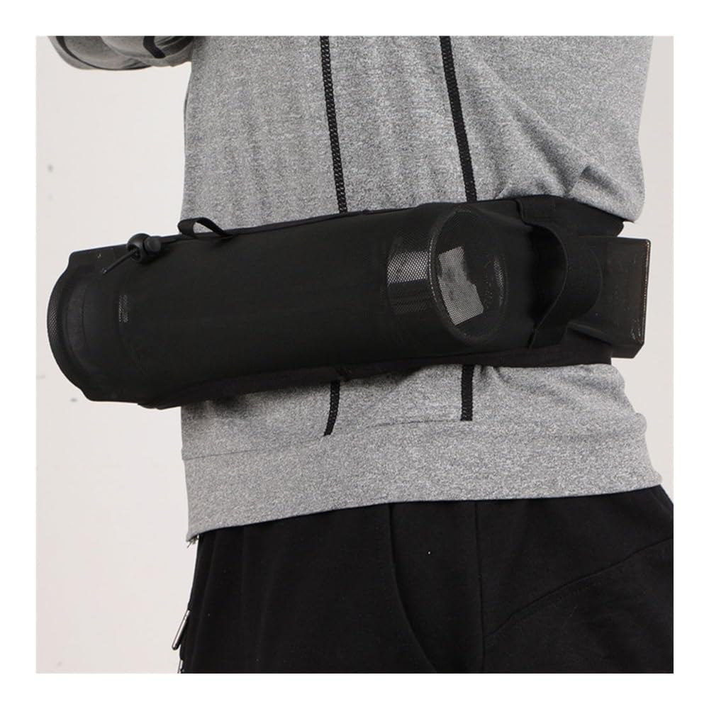 Torba do biegania pas sportowy etui na telefon mężczyźni kobiety ukryte etui na zewnątrz siłownia torby sportowe pas do biegania pas biodrowy na rower, L, 2PCS
