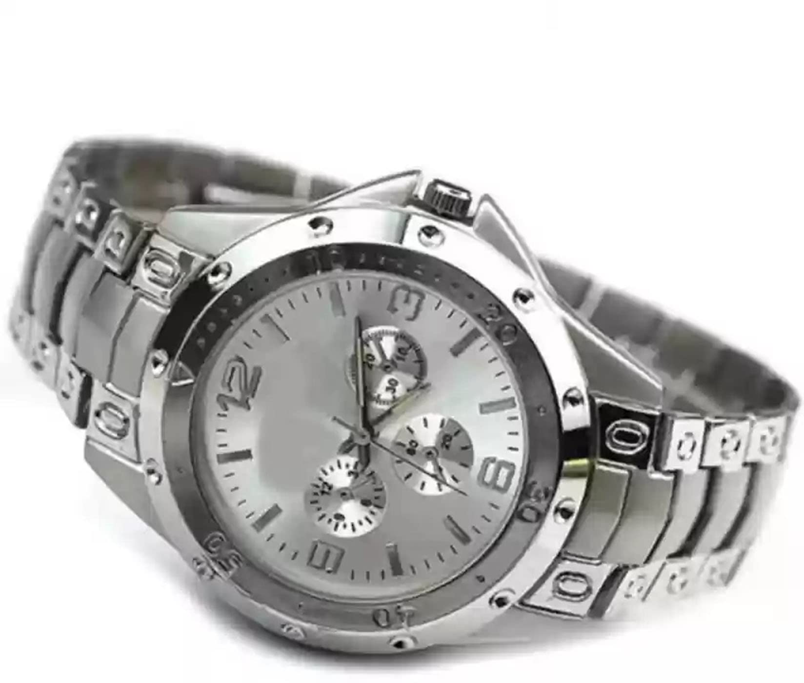 Azon Silver Dial Silver Metal Belt Analog Watch for Men Watch for Boys Watch for Mens Pack of 1 (B0C5DWWF6M) Amazon Price History, Amazon Price Tracker