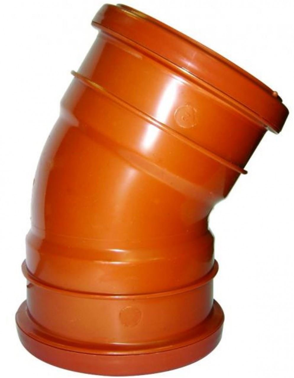 FLOPLAST Underground Drain 110mm Double Socket 30' Bend - Pack of 2