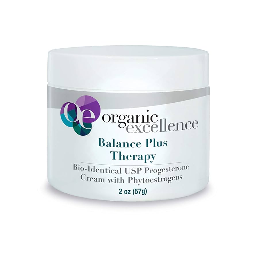 オーガニックエクセレンス USP天然プロゲステロンクリーム 2本 Amazon.com: Organic Excellence Balance Plus Therapy, 2 Ounce