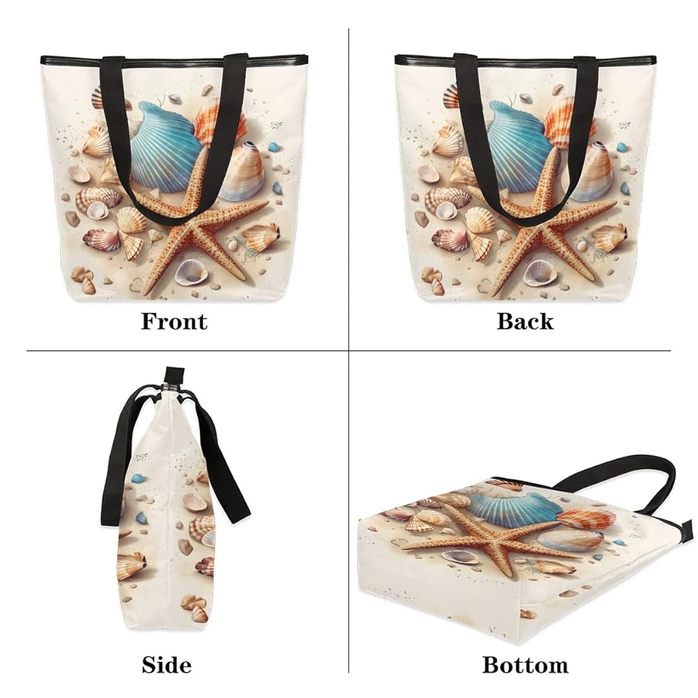 Amazon.com: TKBXAEG Canvas Tote Bag for Women Men Starfish