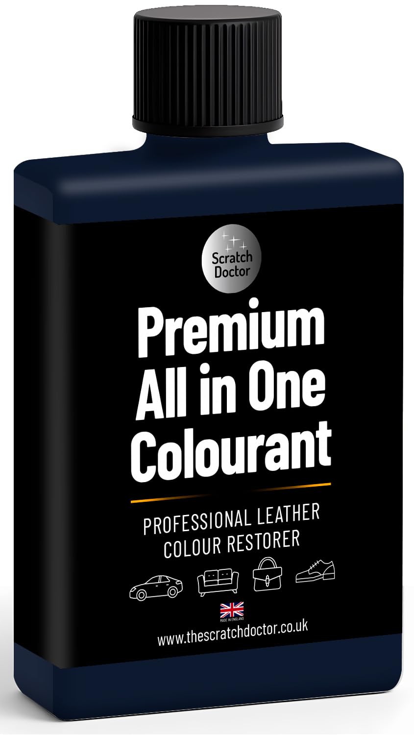 Scratch Doctor All in One Leather Colourant Self Seal Leather Dye Repair Paint for Furniture, Sofas, Car Seats (Cream, 250ml) — view 10