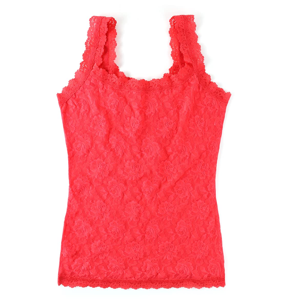 hanky panky Signature Lace Unlined Camisole (1390L),XL,Deep Sea Coral