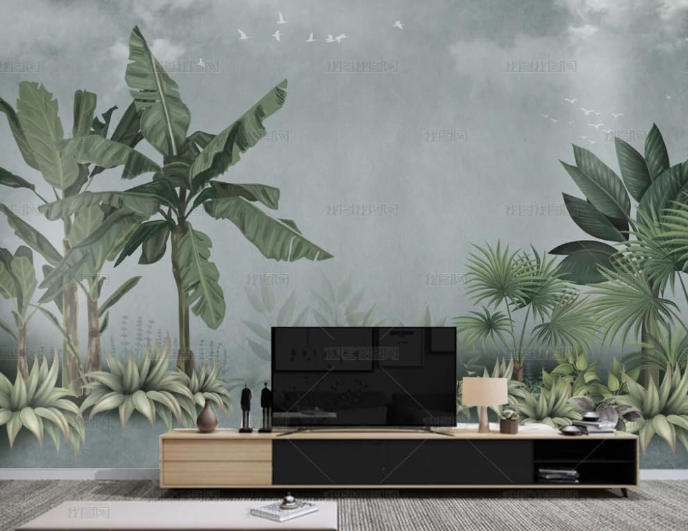 Poster geant mural plantes pour transformer votre chambre en une oasis de verdure