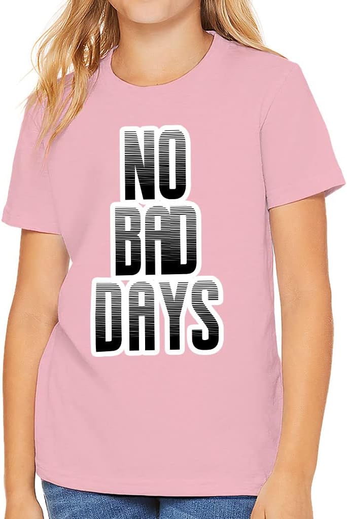 No Bad Days Kids' T-Shirt - Positive Vibes T-Shirt - Quote Design Tee Shirt for Kids