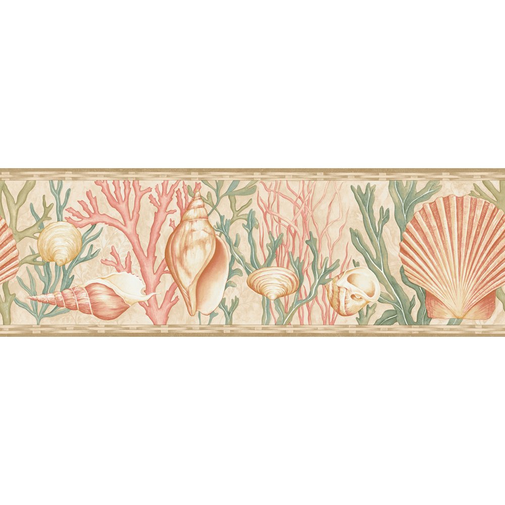 BC1581714 Multi Color Sea Shells Border