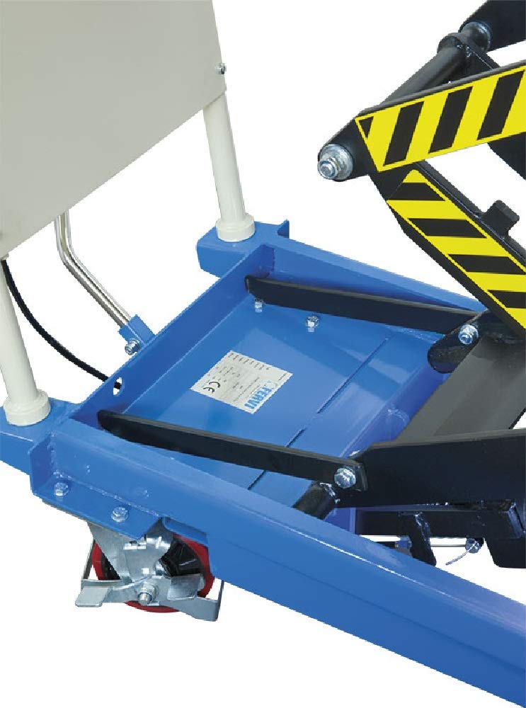 CARRELLO SOLLEVATORE CON PIATTAFORMA A DOPPIO PANTOGRAFO FERVI 0467
